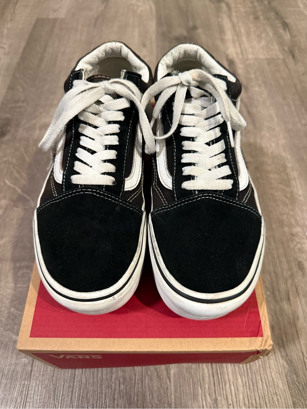 Vans Old Skool Platform Shoe (Black & White)
